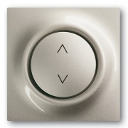 Клавиша для электронного выключателя жалюзи ABB impuls шампань-металлик (6430-79)