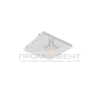 Светодиодный светильник "ВАРТОН" спортивный накладной 595*620*65мм 36 ВТ 4000К IP40 с защитной сеткой с функцией аварийного освещения