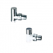 Вентиль запорный угловой FAR LadyFAR-TopLine 0168 - 1/2" (для стальных труб, цвет хром)