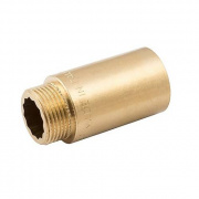 Удлинитель резьбовой ELSEN METALIT EBF13 - 1/2", длина 25 мм (НР/ВР, латунь без покрытия)