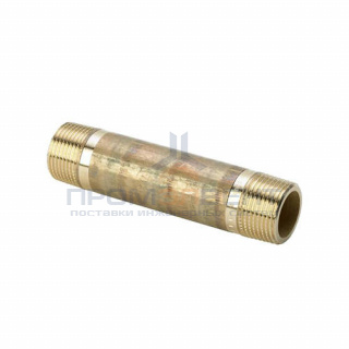 Удлинитель резьбовой Viega 3530 - 1/2" длина 60 мм (НР/НР, бронза без покрытия)