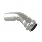Отвод 45° однораструбный VALTEC VTi.958 - 22 (прессовой, для труб из нержавеющей стали)