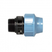 Переход на наружную резьбу UNIDELTA 1003 - 40 x 1"1/4 (винтовой, для труб ПНД, резьба пластиковая)