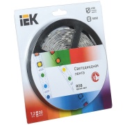 Лента LED 5м  блистер  LSR-5050RGB30-7,2-IP20-12V IEK