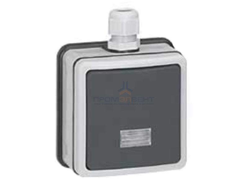 Переключатель двухполюсный с подсветкой IP66 Legrand Plexo без лампы