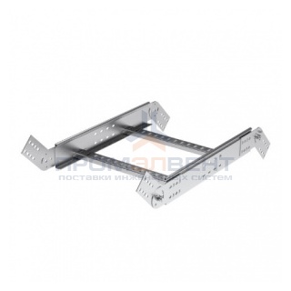 Угол вертикальный шарнирный 100х400 универсальный, цинк-ламельный