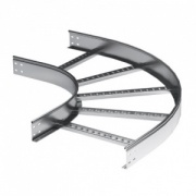 Угол горизонтальный 90? 50x400 R600, цинк-ламельный